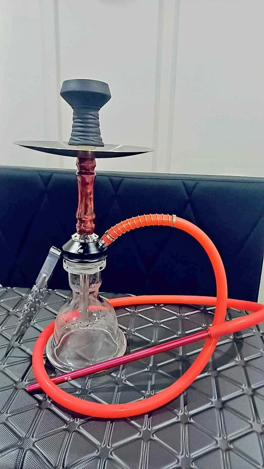 WAVE Hookah with Glass Base, Hose, Chilam and coal picker