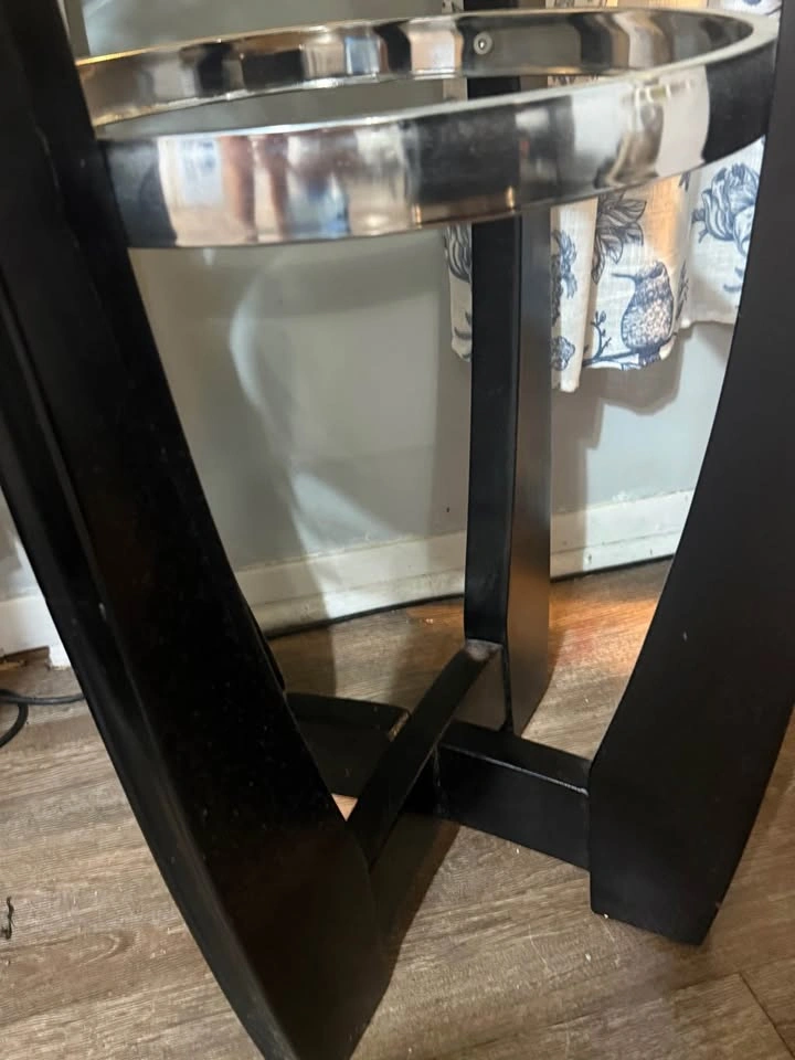 2 side tables round - photo 3