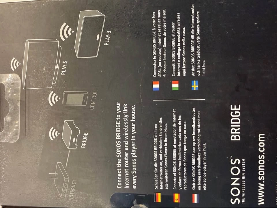 Sonos Bridge Wireless HiFi System - photo 2