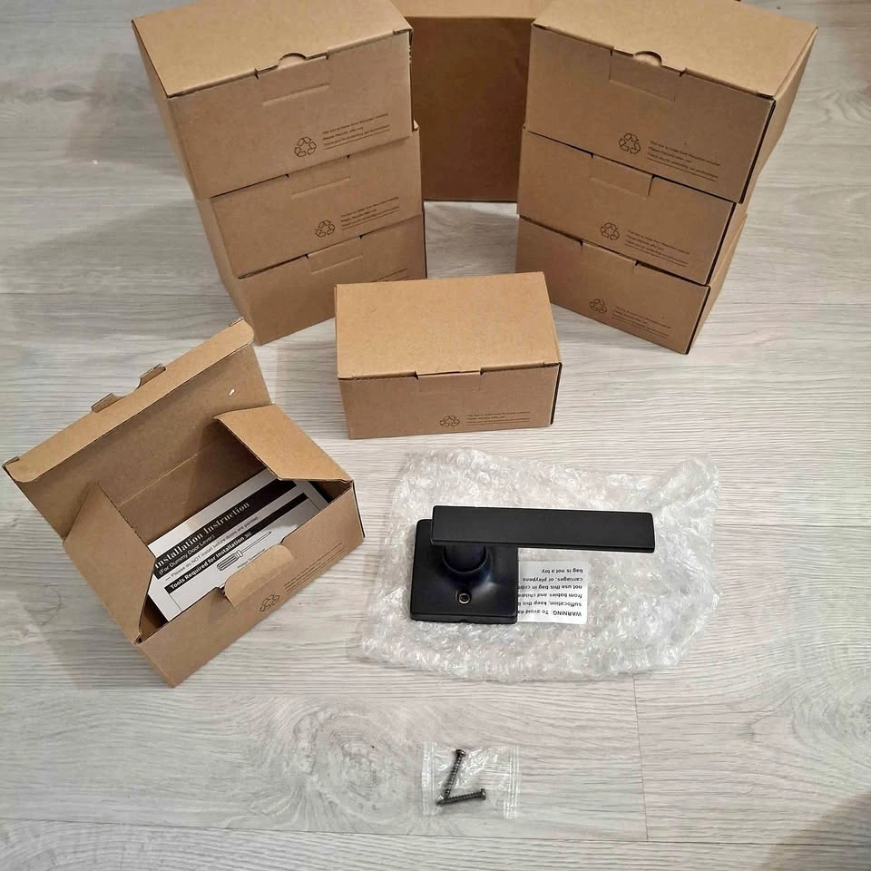 GOBEKOR 8 Pack Single Sided Dummy Door Levers