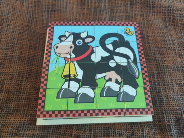 Melissa & Doug Wooden Cube Puzzle