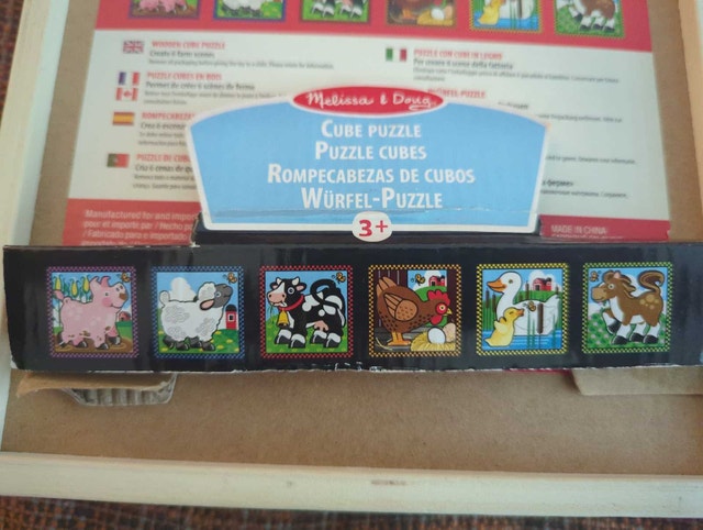 Melissa & Doug Wooden Cube Puzzle - photo 3