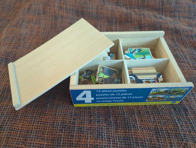 Melissa & Doug Construction Vehicles Puzzle