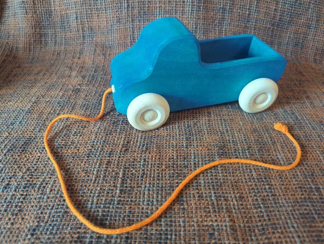 Grimm's Wooden Pull Truck