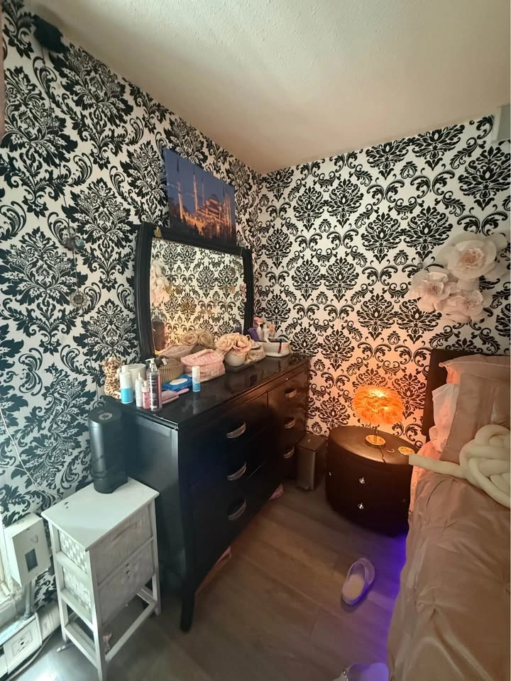 Queen Bed with LED Storage, Side Tables, and Dresser - photo 4