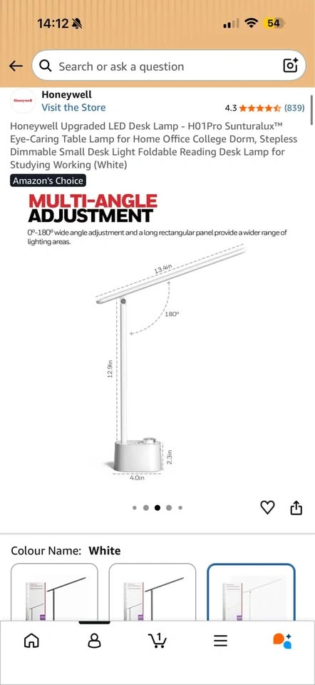Honeywell Desk lamp - photo 4