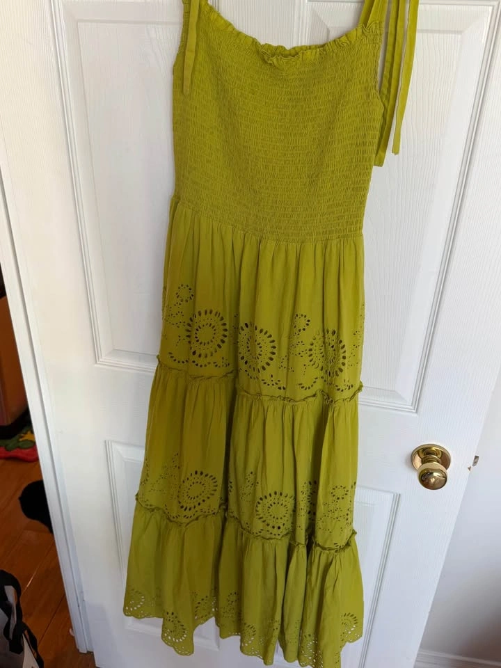 Zara long green summer dress - photo 2