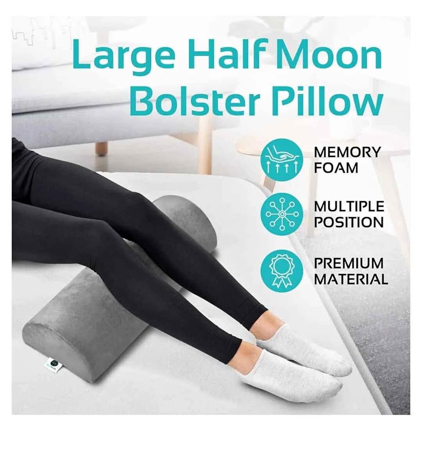 Large Half Moon Bolster Pillow