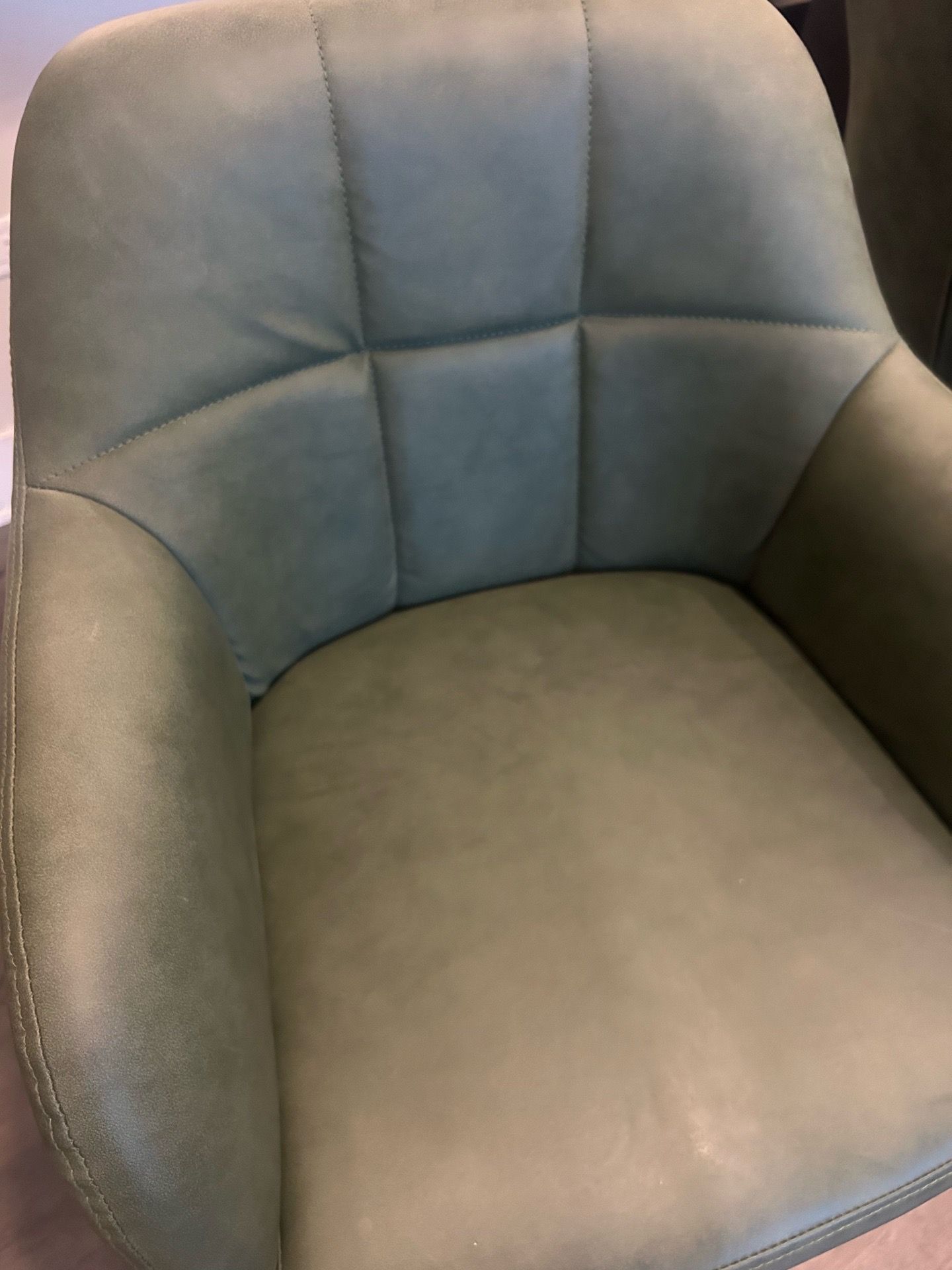 Adjustable height green swivel stool - photo 5