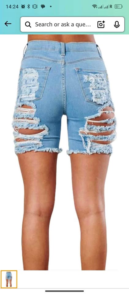 ripped shorts