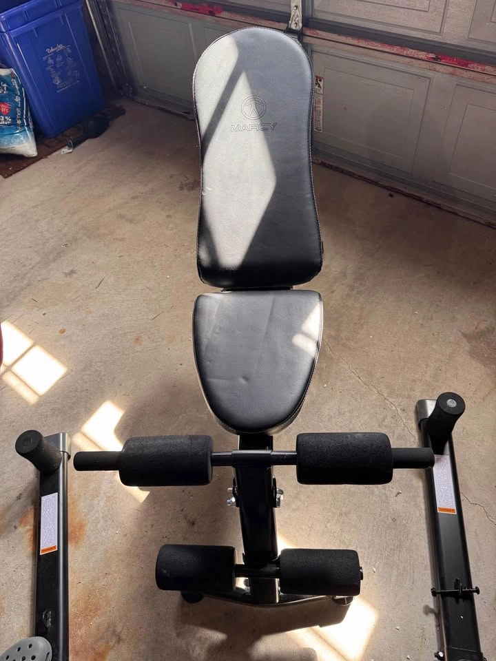 Adjustable Weight Bench with Leg Developer – Like New - photo 2