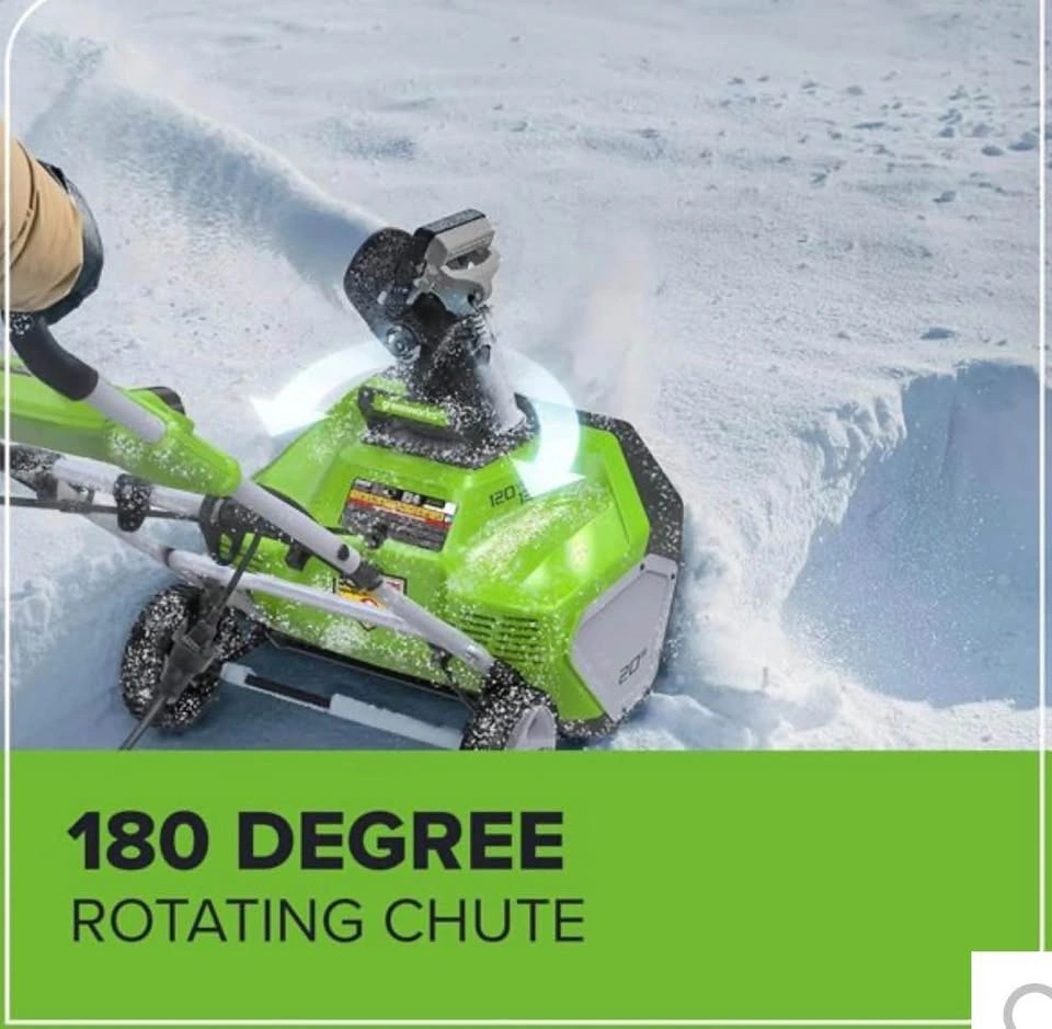 Greenworks 20” Electric Snow Blower – 13 Amp – Excellent Conditi - photo 4
