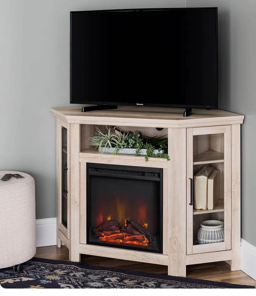 Electric Fireplace Console Cabinet – Modern TV Stand - photo 3
