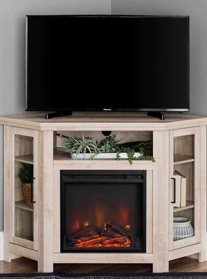 Electric Fireplace Console Cabinet – Modern TV Stand - photo 4