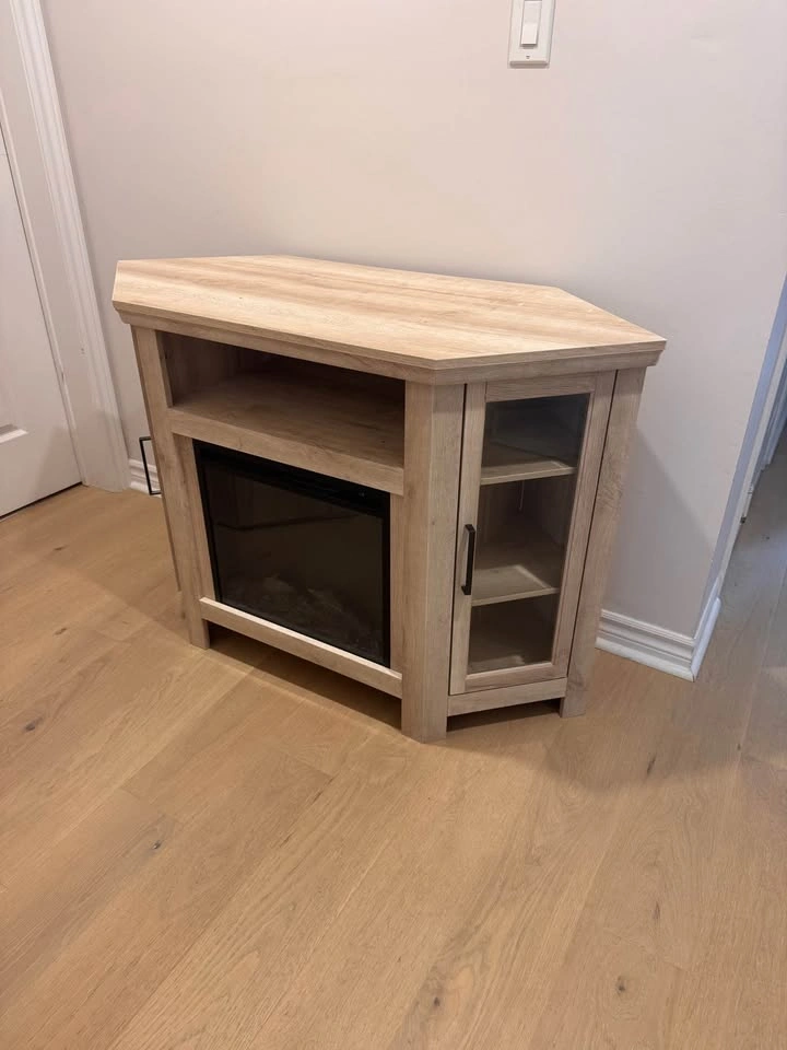 Electric Fireplace Console Cabinet – Modern TV Stand - photo 5