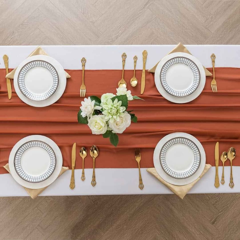 Chiffon Table Runner 14x108 Inch - photo 2