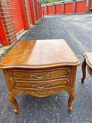Set of Thomasville Solid Wood End Tables Traditional