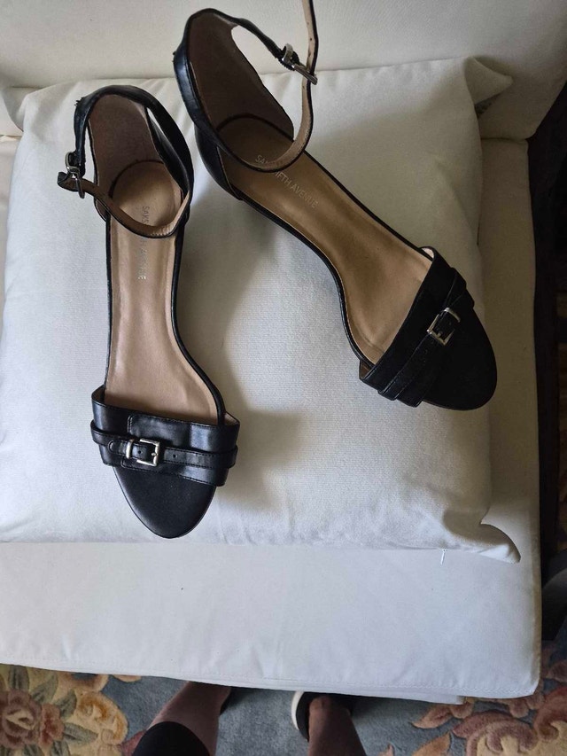 Saks Fifth Avenue wedge sandle - photo 3