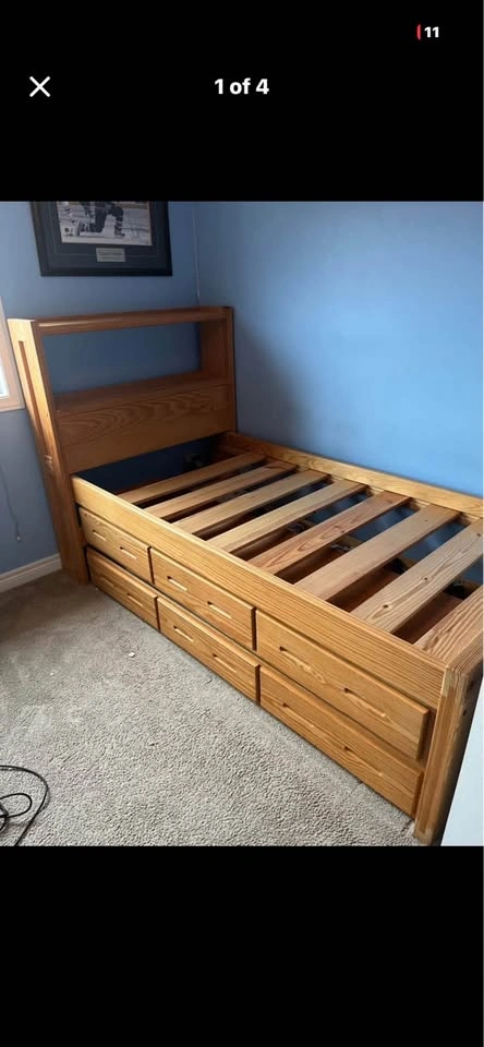 Crate Design captain bed with trundle - photo 2