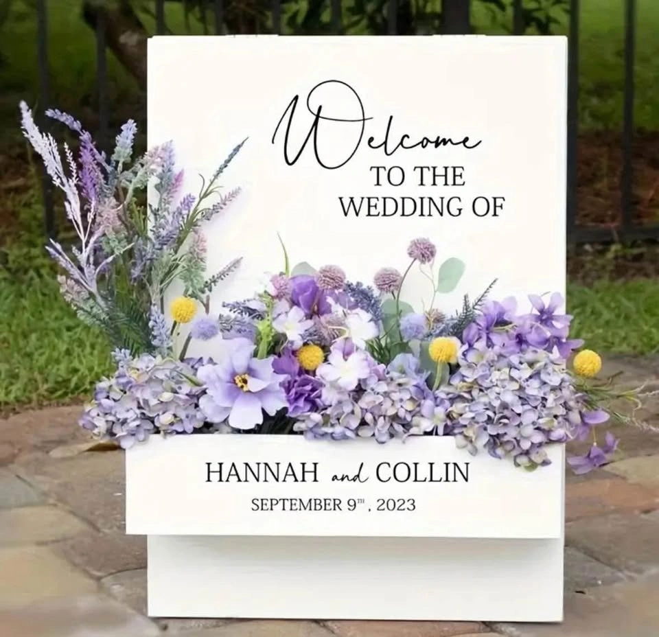 Floral welcome signs - photo 2
