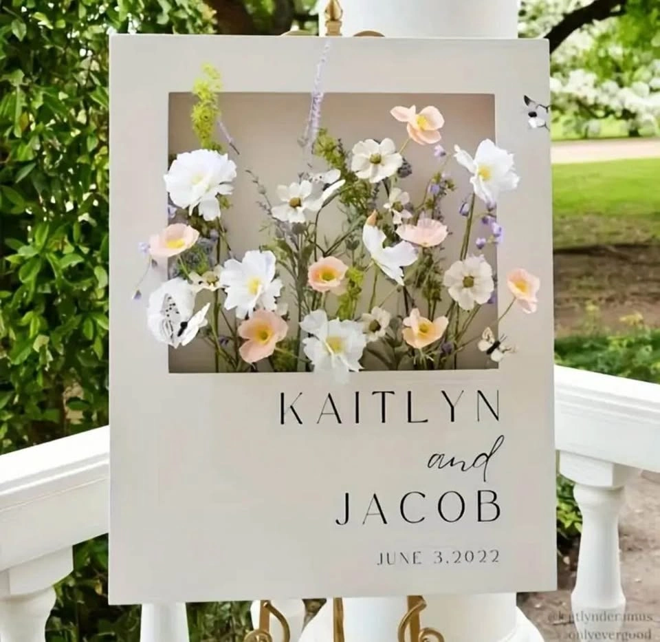 Floral welcome signs - photo 4