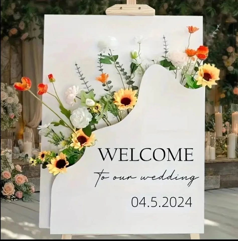 Floral welcome signs - photo 5