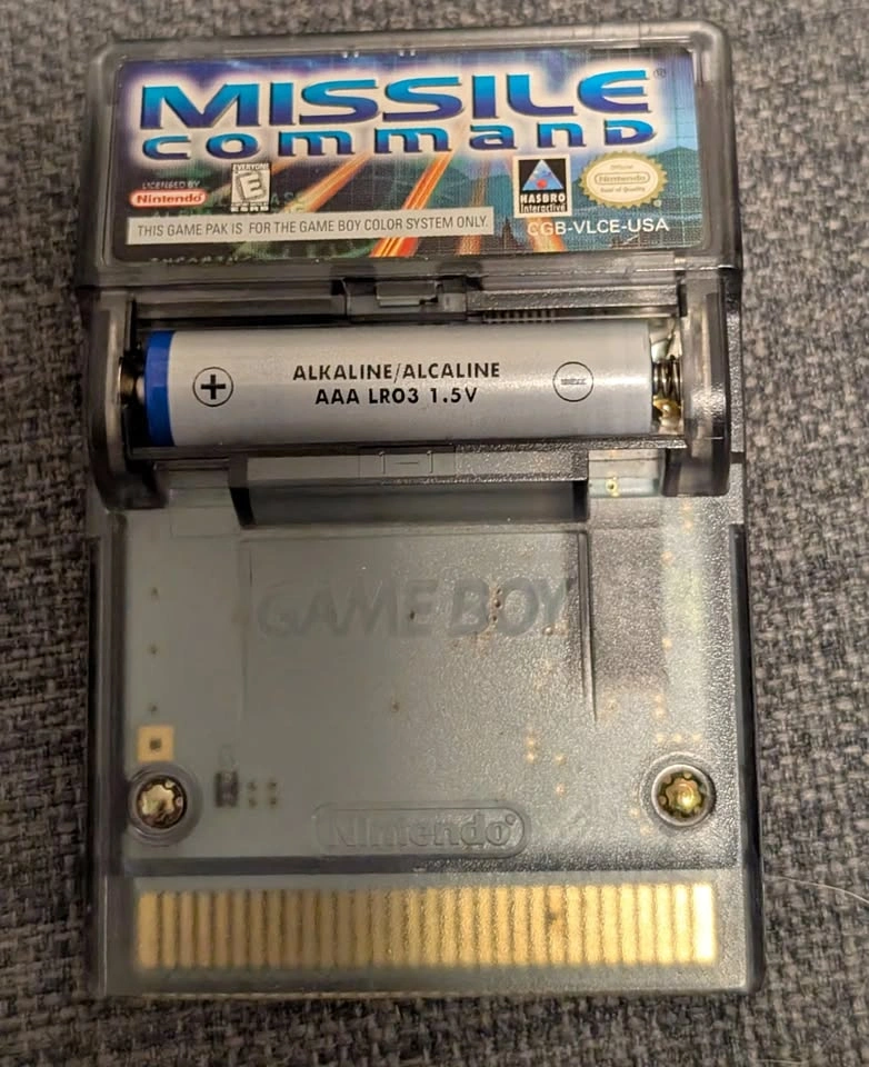 Missile Command for the GameBoy Color