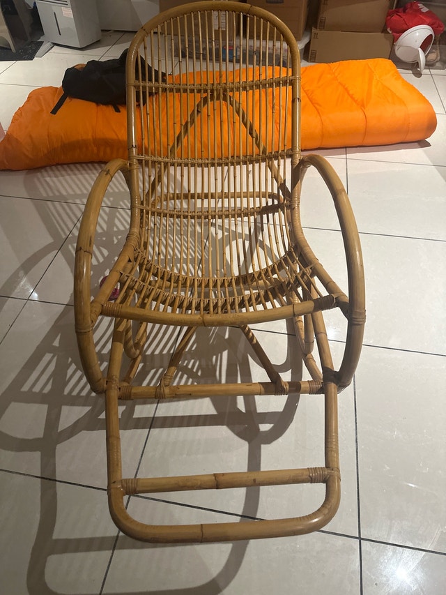 Rattan Cane Rocking Chair