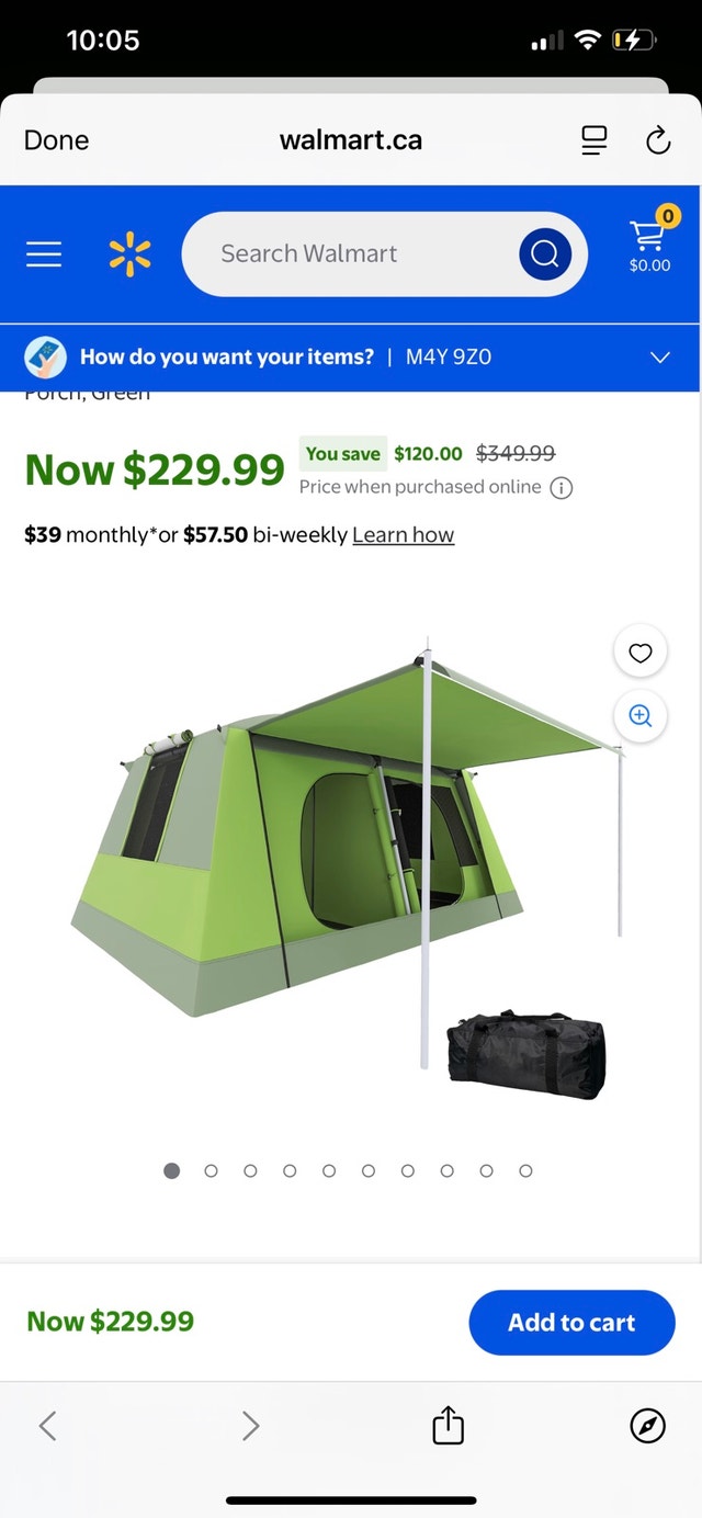 Outsunny 4-Person Camping Tent with 2 Rooms & Porch - photo 3