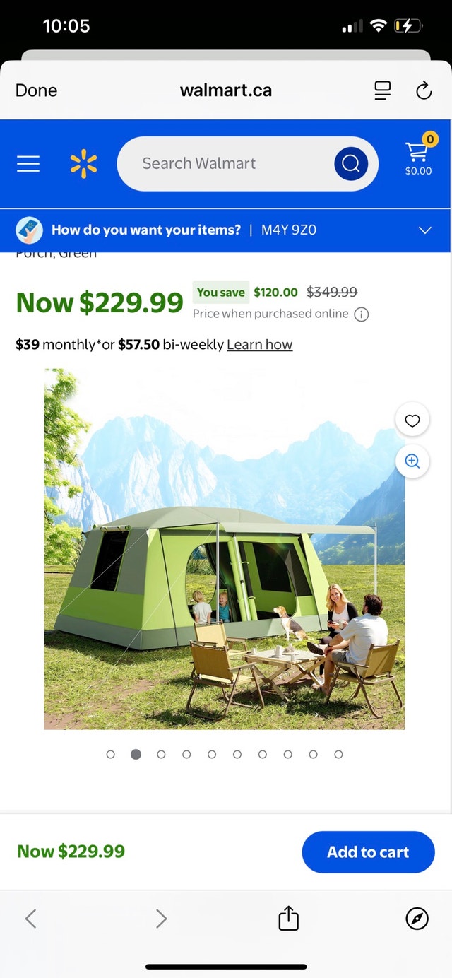 Outsunny 4-Person Camping Tent with 2 Rooms & Porch - photo 4