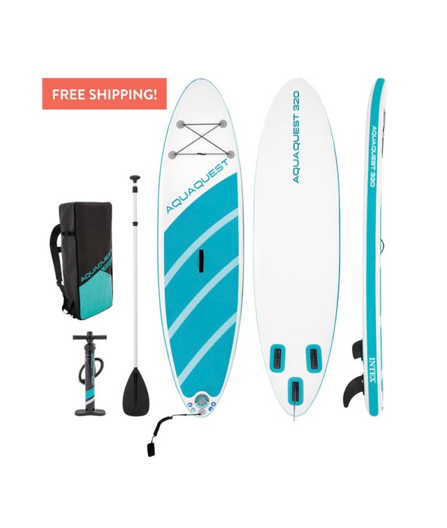 Brand New AquaQuest 8’ Inflatable Stand Up Paddle Board