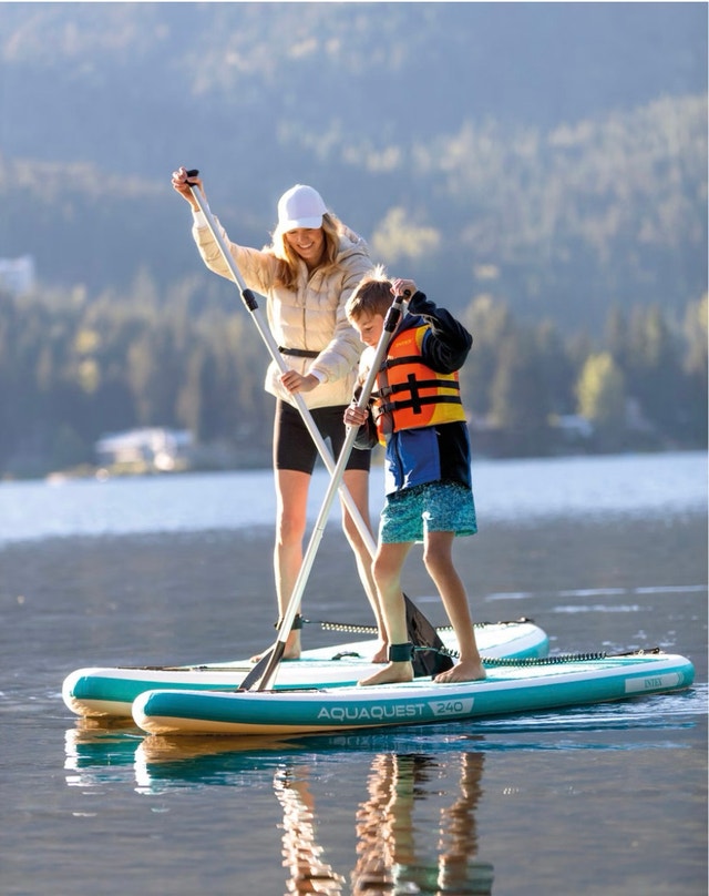 Brand New AquaQuest 8’ Inflatable Stand Up Paddle Board - photo 2