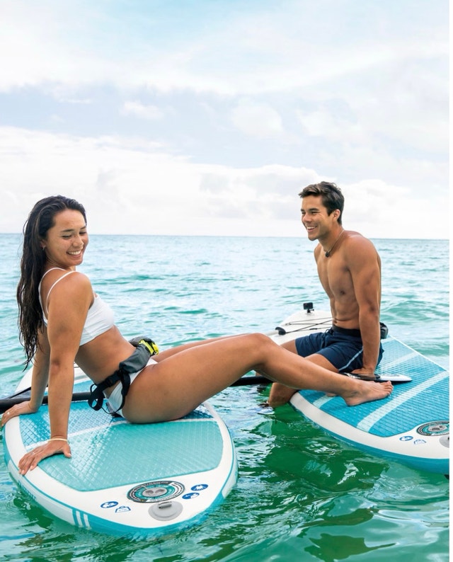 Brand New AquaQuest 8’ Inflatable Stand Up Paddle Board - photo 3