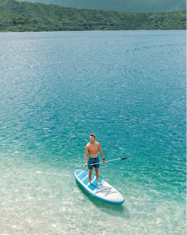 Brand New AquaQuest 8’ Inflatable Stand Up Paddle Board - photo 4