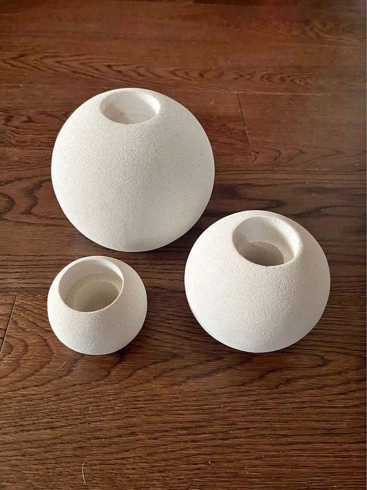 Set of 3 tealight candle holders BNIB
