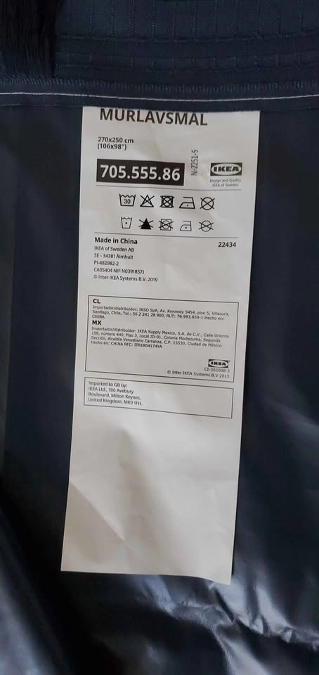 IKEA MURLAVSMAL Blackout Curtains - Reversible - photo 3
