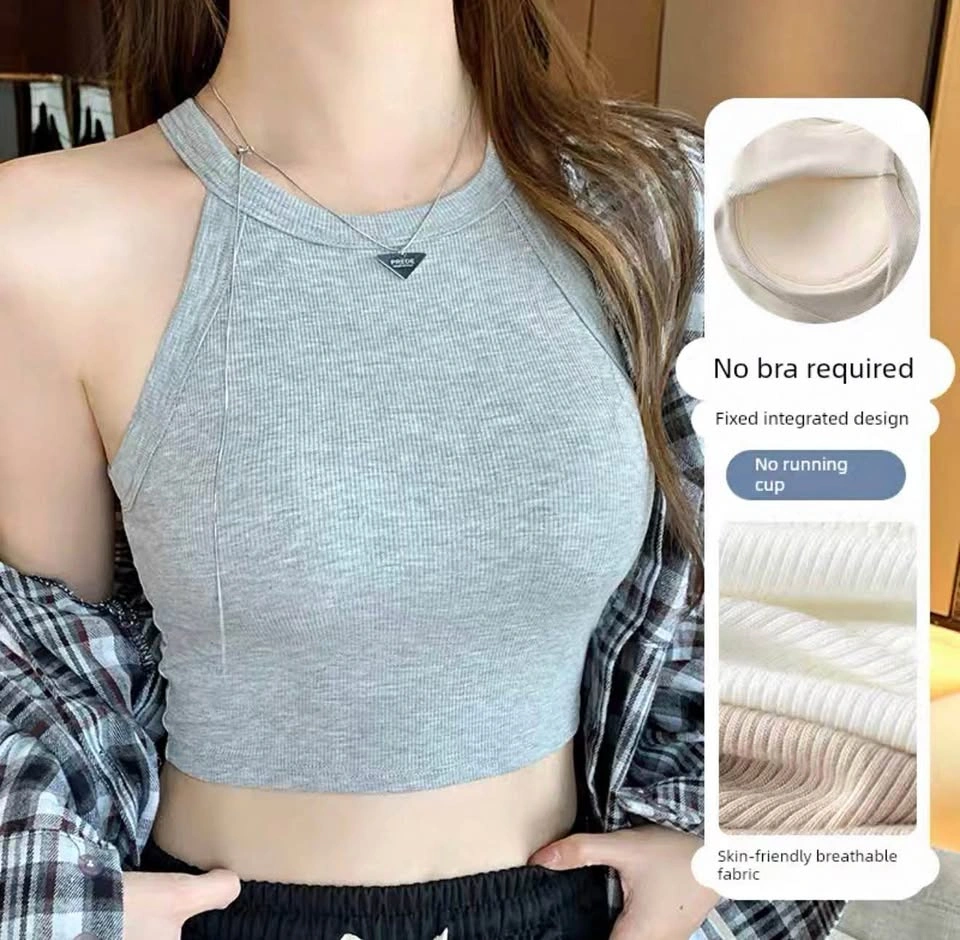 ✨ Seamless Built-In Bra Halter Top ✨Brand NEW in the bag