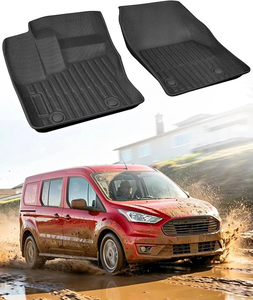 Custom Fit Van Floor Mats for Ford Transit Connect 2014-2021