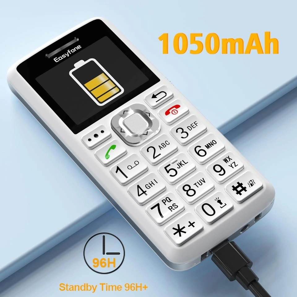 Easyfone T200 4G Mobile Phone – Big Button, SOS, White - photo 5