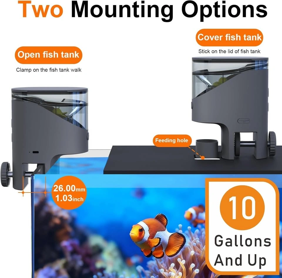 Smart WiFi Fish Feeder with 2.5K HD Camera - photo 4