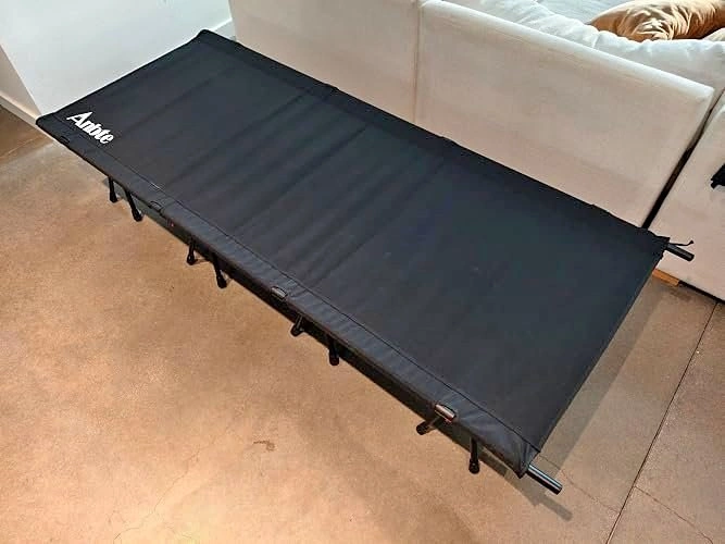 31.5” Extra Wide Camping Cot with Storage Bag – 440lb Capacity