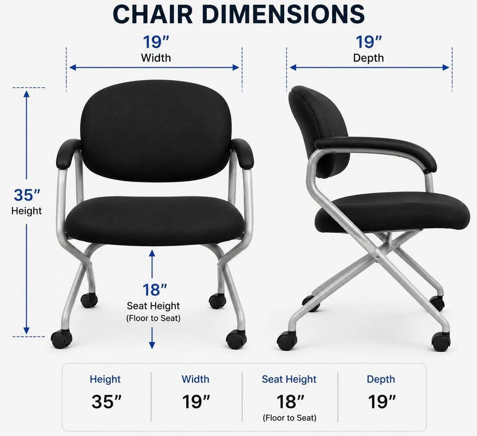 Ergonomic Rolling Office/Task Chair – Excellent Condition - photo 3
