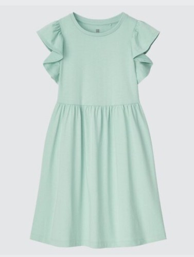 UNIQLO SMOOTH COTTON FRILL DRESS
