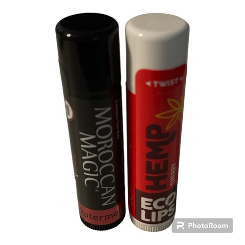 Moroccan Magic and Hemp Eco Lip Balm Set 2