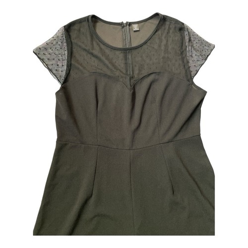 SHEIN Curve Mesh Yoke & Sleeve Jumpsuit - photo 3
