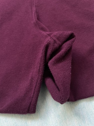 VICTORIA'S SECRET BURGUNDY 'PINK' SPELLOUT YOGA PANTS, WOMEN'S L - photo 5