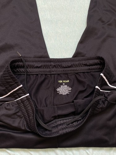 Tek Gear Men's Active Sports Black Pants Size M Medium - photo 3