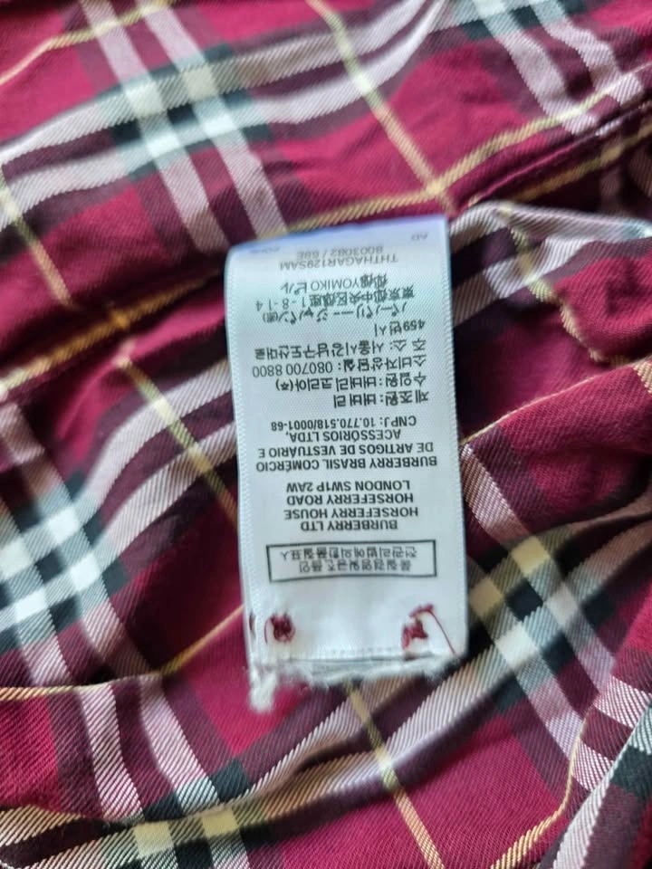 Burberry London England Plaid Button-Down Shirt - Men's XL - photo 5