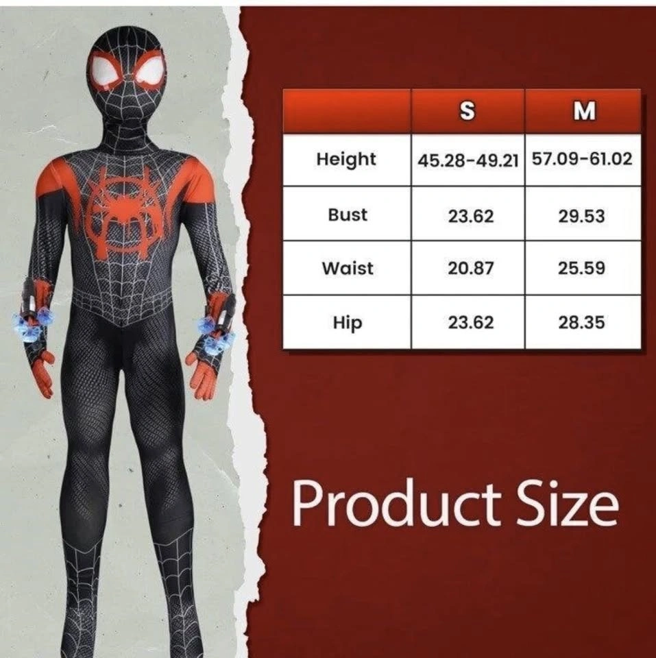 NEW Kids Spiderman Costume with Web Shooters - Size S - $10 - photo 2