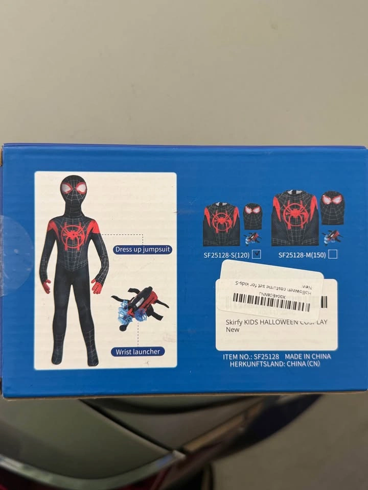 NEW Kids Spiderman Costume with Web Shooters - Size S - $10 - photo 5